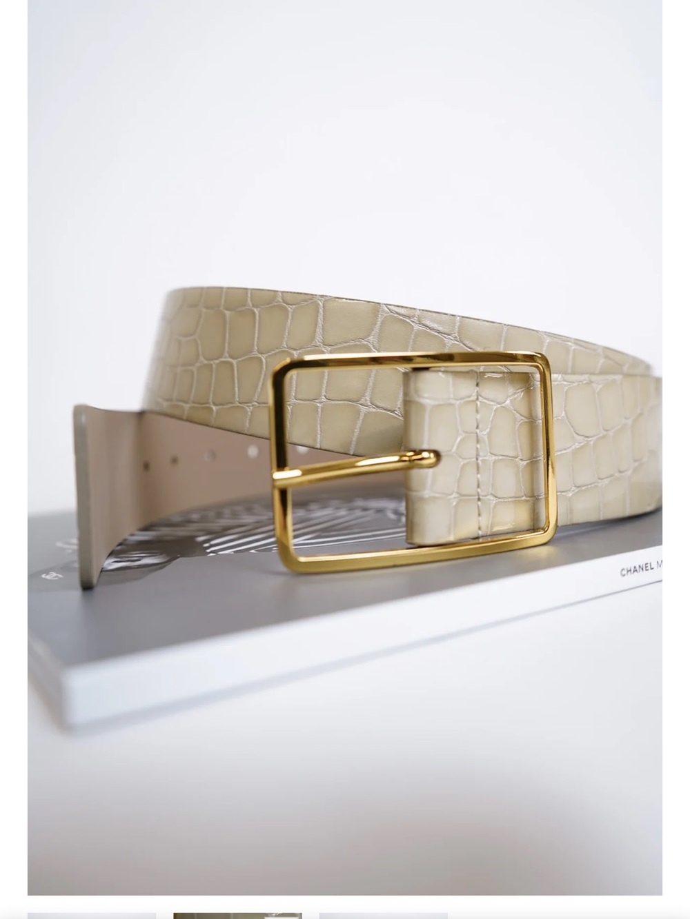 NWT B-Low the Belt Milla Crocodile Belt